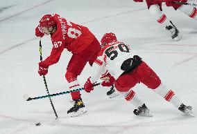 (BEIJING2022)CHINA-BEIJING-OLYMPIC WINTER GAMES-ICE HOCKEY-MEN'S QUATERFINAL-ROC VS DEN (CN)