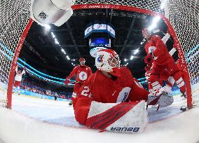 (XHTP)(BEIJING2022)CHINA-BEIJING-OLYMPIC WINTER GAMES-ICE HOCKEY-MEN'S QUATERFINAL-ROC VS DEN (CN)