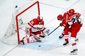 (XHTP)(BEIJING2022)CHINA-BEIJING-OLYMPIC WINTER GAMES-ICE HOCKEY-MEN'S QUATERFINAL-ROC VS DEN (CN)