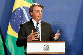 HUNGARY-BUDAPEST-PM-BRAZIL-PRESIDENT-PRESS CONFERENCE