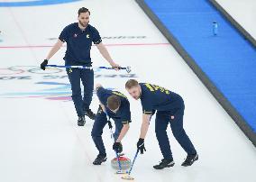 (BEIJING2022)CHINA-BEIJING-CURLING-MEN'S ROUND ROBIN SESSION-SWE VS SUI (CN)