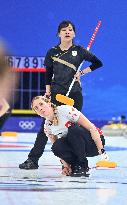 (BEIJING2022)CHINA-BEIJING-OLYMPIC WINTER GAMES-CURLING-WOMEN'S ROUND ROBIN SESSION-JPN VS SUI (CN)