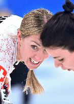 (BEIJING2022)CHINA-BEIJING-OLYMPIC WINTER GAMES-CURLING-WOMEN'S ROUND ROBIN SESSION-JPN VS SUI (CN)