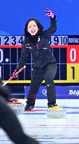 (BEIJING2022)CHINA-BEIJING-OLYMPIC WINTER GAMES-CURLING-WOMEN'S ROUND ROBIN SESSION-JPN VS SUI (CN)