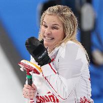 (BEIJING2022)CHINA-BEIJING-OLYMPIC WINTER GAMES-CURLING-WOMEN'S ROUND ROBIN SESSION-CAN VS DEN (CN)