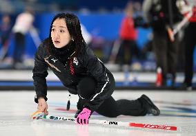 (BEIJING2022)CHINA-BEIJING-OLYMPIC WINTER GAMES-CURLING-WOMEN'S ROUND ROBIN SESSION-JPN VS SUI (CN)