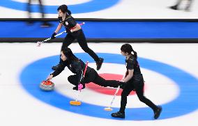 (BEIJING2022)CHINA-BEIJING-OLYMPIC WINTER GAMES-CURLING-WOMEN'S ROUND ROBIN SESSION-JPN VS SUI (CN)