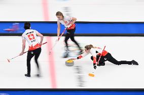 (BEIJING2022)CHINA-BEIJING-OLYMPIC WINTER GAMES-CURLING-WOMEN'S ROUND ROBIN SESSION-JPN VS SUI (CN)