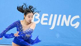 (BEIJING2022)CHINA-BEIJING-OLYMPIC WINTER GAMES-FIGURE SKATING-WOMEN SINGLE SKATING-FREE SKATING (CN)