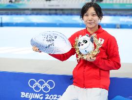 (BEIJING2022)CHINA-BEIJING-OLYMPIC WINTER GAMES-SPEED SKATING-WOMEN'S 1,000M (CN)