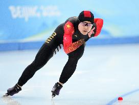 (BEIJING2022)CHINA-BEIJING-OLYMPIC WINTER GAMES-SPEED SKATING-WOMEN'S 1000M (CN)