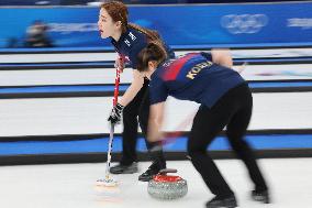 (BEIJING2022)CHINA-BEIJING-OLYMPIC WINTER GAMES-CURLING-WOMEN'S ROUND ROBIN SESSION-KOR VS SWE (CN)