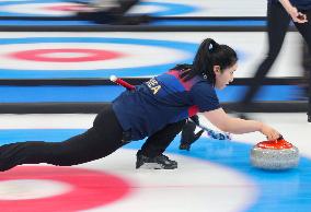 (BEIJING2022)CHINA-BEIJING-OLYMPIC WINTER GAMES-CURLING-WOMEN'S ROUND ROBIN SESSION-KOR VS SWE (CN)