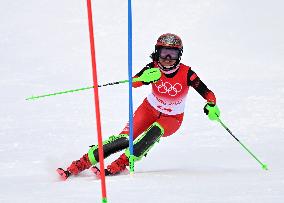 (BEIJING2022)CHINA-BEIJING-OLYMPIC WINTER GAMES-ALPINE SKIING-WOMEN'S ALPINE COMBINED (CN)