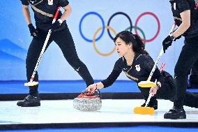 (BEIJING2022)CHINA-BEIJING-CURLING-OLYMPIC WINTER GAMES-WOMEN'S ROUND ROBIN SESSION-JPN VS SUI (CN)