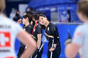 (BEIJING2022)CHINA-BEIJING-CURLING-OLYMPIC WINTER GAMES-WOMEN'S ROUND ROBIN SESSION-JPN VS SUI (CN)