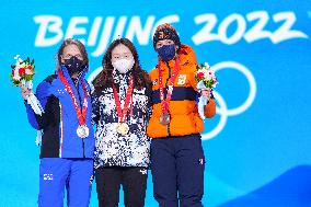 (BEIJING2022)CHINA-BEIJING-OLYMPIC WINTER GAMES-AWARDING CEREMONY-SHORT TRACK SPEED SKATING (CN)