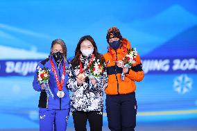 (BEIJING2022)CHINA-BEIJING-OLYMPIC WINTER GAMES-AWARDING CEREMONY-SHORT TRACK SPEED SKATING (CN)