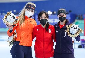 (BEIJING2022)CHINA-BEIJING-OLYMPIC WINTER GAMES-SPEED SKATING-WOMEN'S 1,000M (CN)