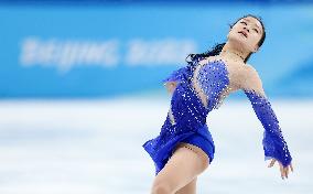 (BEIJING2022)CHINA-BEIJING-OLYMPIC WINTER GAMES-FIGURE SKATING-WOMEN SINGLE SKATING-FREE SKATING (CN)