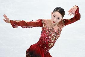 (BEIJING2022)CHINA-BEIJING-OLYMPIC WINTER GAMES-FIGURE SKATING-WOMEN SINGLE SKATING-FREE SKATING (CN)