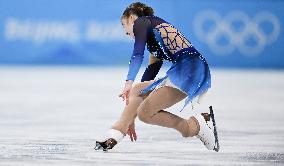 (BEIJING2022)CHINA-BEIJING-OLYMPIC WINTER GAMES-FIGURE SKATING-WOMEN SINGLE SKATING-FREE SKATING (CN)