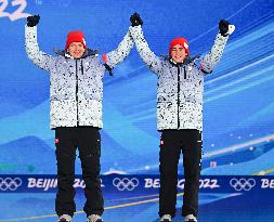 (BEIJING2022)CHINA-ZHANGJIAKOU-OLYMPIC WINTER GAMES-AWARDING CEREMONY-CROSS-COUNTRY SKIING (CN)