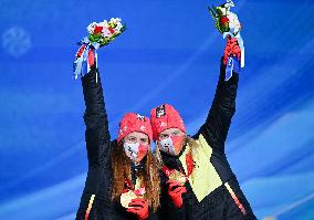 (BEIJING2022)CHINA-ZHANGJIAKOU-OLYMPIC WINTER GAMES-AWARDING CEREMONY-CROSS-COUNTRY SKIING (CN)