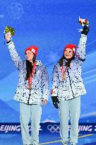 (BEIJING2022)CHINA-ZHANGJIAKOU-OLYMPIC WINTER GAMES-AWARDING CEREMONY-CROSS-COUNTRY SKIING (CN)