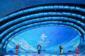 (BEIJING2022)CHINA-ZHANGJIAKOU-OLYMPIC WINTER GAMES-AWARDING CEREMONY-FREESTYLE SKIING (CN)