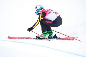 (XHTP)(BEIJING2022)CHINA-ZHANGJIAKOU-OLYMPIC WINTER GAMES-FREESTYLE SKIING-WOMEN'S SKI CROSS SEEDING (CN)
