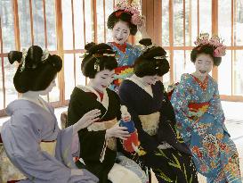 Traditional dance festival in Kyoto