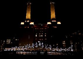 BRITAIN-LONDON-BATTERSEA POWER STATION-LIGHT FESTIVAL