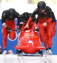 (BEIJING2022)CHINA-BEIJING-OLYMPIC WINTER GAMES-BOBSLEIGH-4-MEN-HEAT(CN)