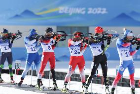 (BEIJING2022)CHINA-ZHANGJIAKOU-OLYMPIC WINTER GAMES-BIATHLON-WOMEN'S 12.5KM MASS START (CN)