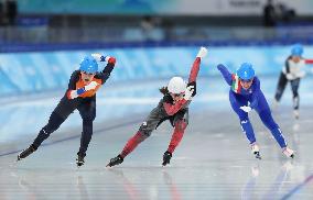 (BEIJING2022)CHINA-BEIJING-OLYMPIC WINTER GAMES-SPEED SKATING-WOMEN'S MASS START (CN)