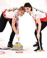 (BEIJING2022)CHINA-BEIJING-OLYMPIC WINTER GAMES-CURLING-WOMEN'S BRONZE MEDAL GAME-SWE VS SUI (CN)