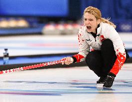 (BEIJING2022)CHINA-BEIJING-OLYMPIC WINTER GAMES-CURLING-WOMEN'S BRONZE MEDAL GAME-SWE VS SUI (CN)