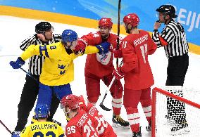 (BEIJING2022)CHINA-BEIJING-OLYMPIC WINTER GAMES-ICE HOCKEY-MAN'S PLAY-OFF SEMIFINAL-ROC VS SWE (CN)