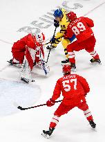 (BEIJING2022)CHINA-BEIJING-OLYMPIC WINTER GAMES-ICE HOCKEY-MAN'S PLAY-OFF SEMIFINAL-ROC VS SWE (CN)