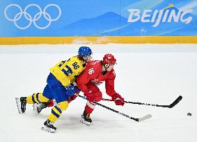 (BEIJING2022)CHINA-BEIJING-OLYMPIC WINTER GAMES-ICE HOCKEY-MAN'S PLAY-OFF SEMIFINAL-ROC VS SWE (CN)