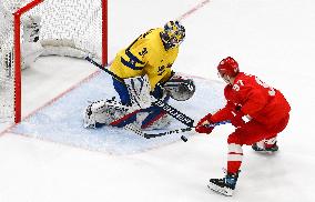 (BEIJING2022)CHINA-BEIJING-OLYMPIC WINTER GAMES-ICE HOCKEY-MAN'S PLAY-OFF SEMIFINAL-ROC VS SWE (CN)