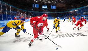 (BEIJING2022)CHINA-BEIJING-OLYMPIC WINTER GAMES-ICE HOCKEY-MAN'S PLAY-OFF SEMIFINAL-ROC VS SWE (CN)
