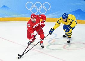 (BEIJING2022)CHINA-BEIJING-OLYMPIC WINTER GAMES-ICE HOCKEY-MAN'S PLAY-OFF SEMIFINAL-ROC VS SWE (CN)