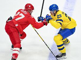 (BEIJING2022)CHINA-BEIJING-OLYMPIC WINTER GAMES-ICE HOCKEY-MAN'S PLAY-OFF SEMIFINAL-ROC VS SWE (CN)