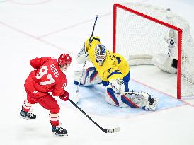 (BEIJING2022)CHINA-BEIJING-OLYMPIC WINTER GAMES-ICE HOCKEY-MAN'S PLAY-OFF SEMIFINAL-ROC VS SWE (CN)