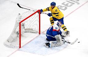 (BEIJING2022)CHINA-BEIJING-OLYMPIC WINTER GAMES-ICE HOCKEY-MEN'S BRONZE MEDAL GAME-SWE VS SVK (CN)