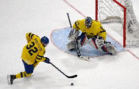 (BEIJING2022)CHINA-BEIJING-OLYMPIC WINTER GAMES-ICE HOCKEY-MEN'S BRONZE MEDAL GAME-SWE VS SVK (CN)