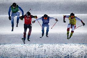 (BEIJING2022)CHINA-ZHANGJIAKOU-OLYMPIC WINTER GAMES-FREESTYLE SKIING-MEN'S SKI CROSS (CN)