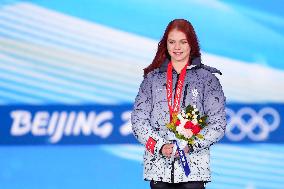 (BEIJING2022)CHINA-BEIJING-OLYMPIC WINTER GAMES-AWARDING CEREMONY-FIGURE SKATING WOMEN SINGLE SKATING (CN)